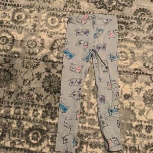 Gray with cats that have glasses